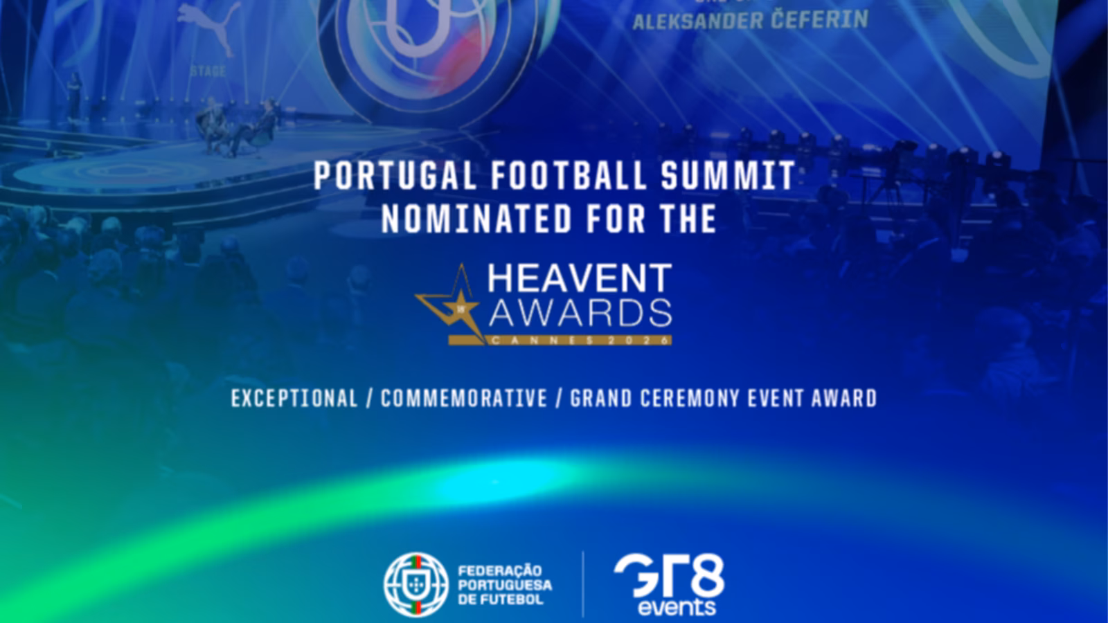 Portugal Football Summit nomeado para os Heavent Awards 2026